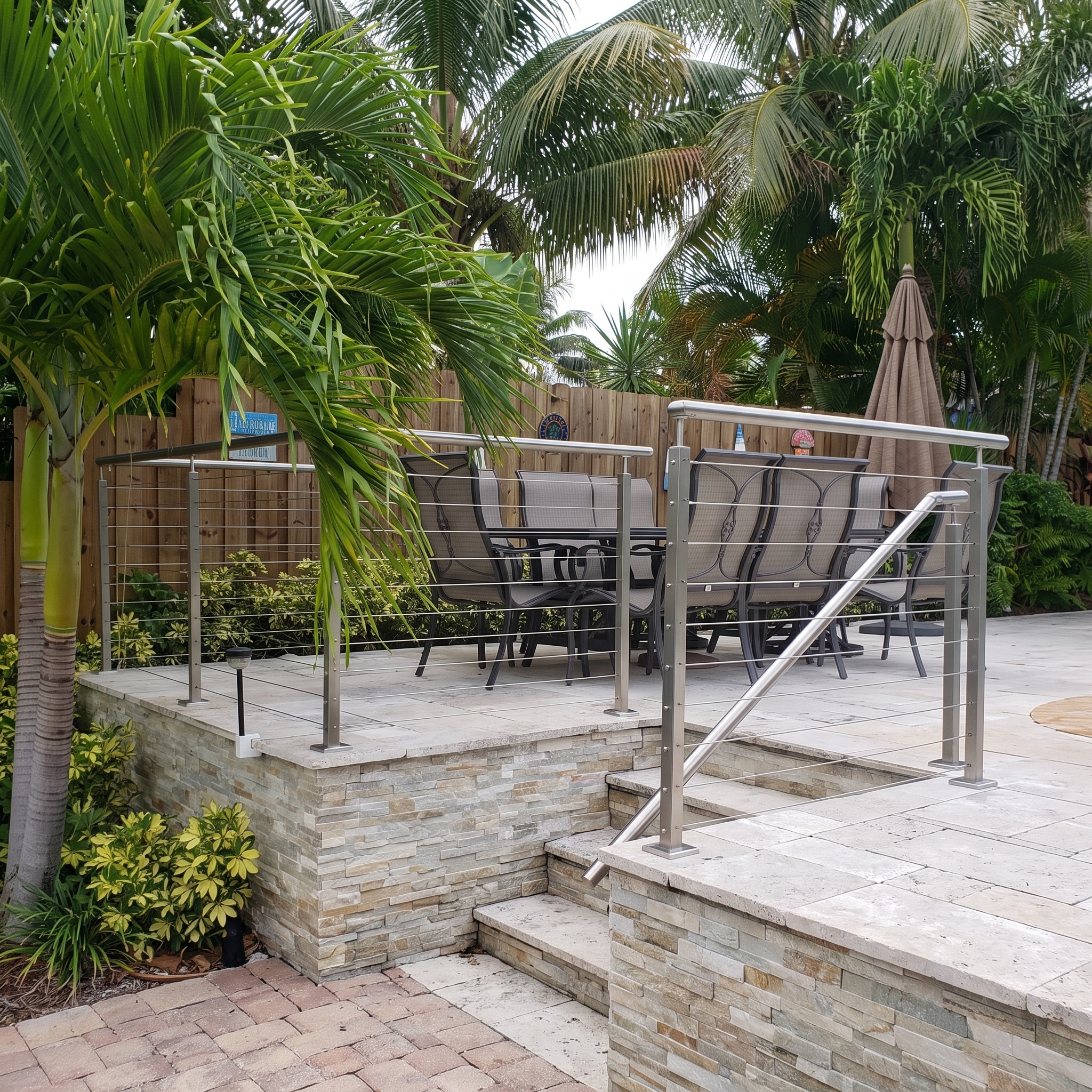 Barandal Personalizado de Aluminio para Piscina — Darioscustom