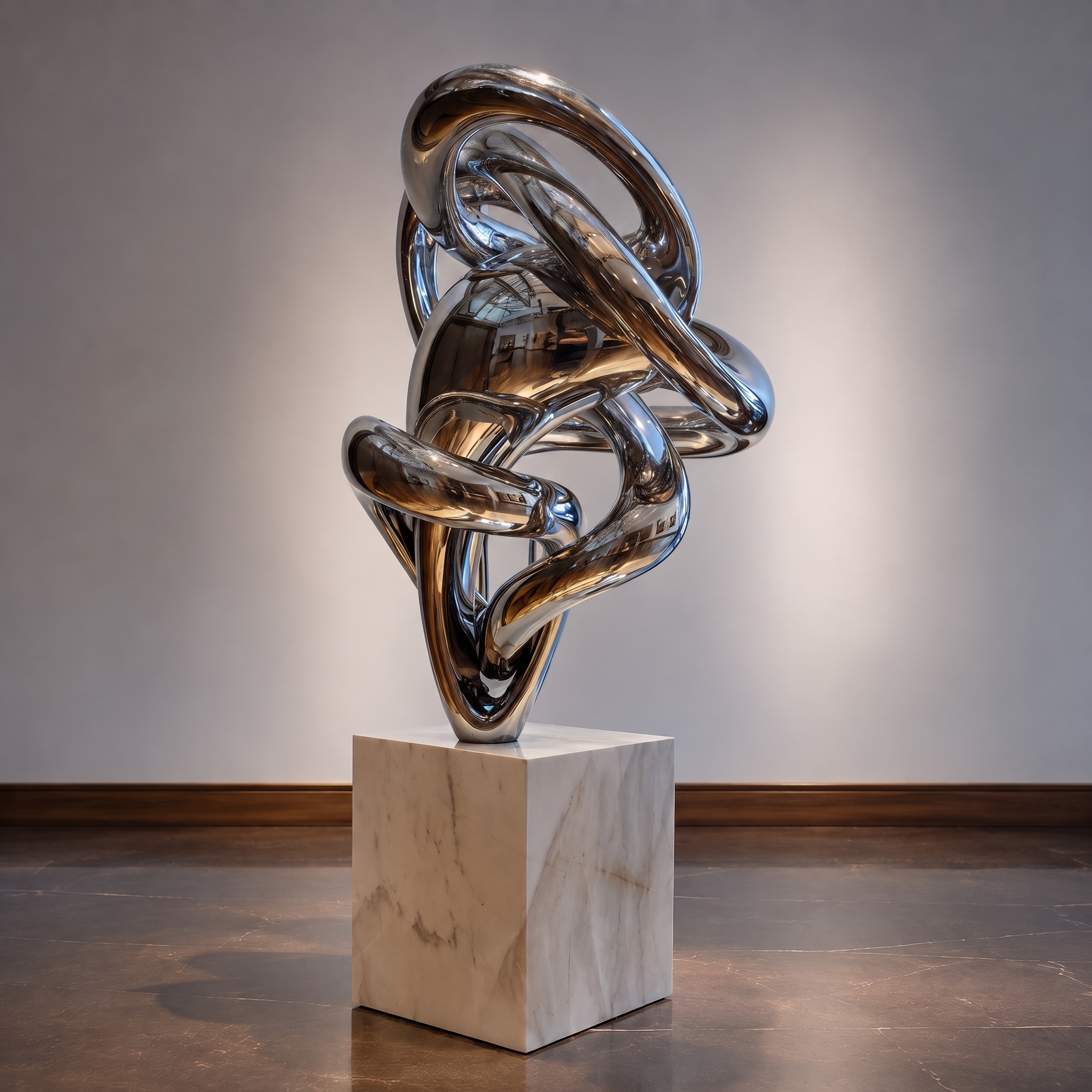 Modern Abstract Metal Sculpture - Darioscustom