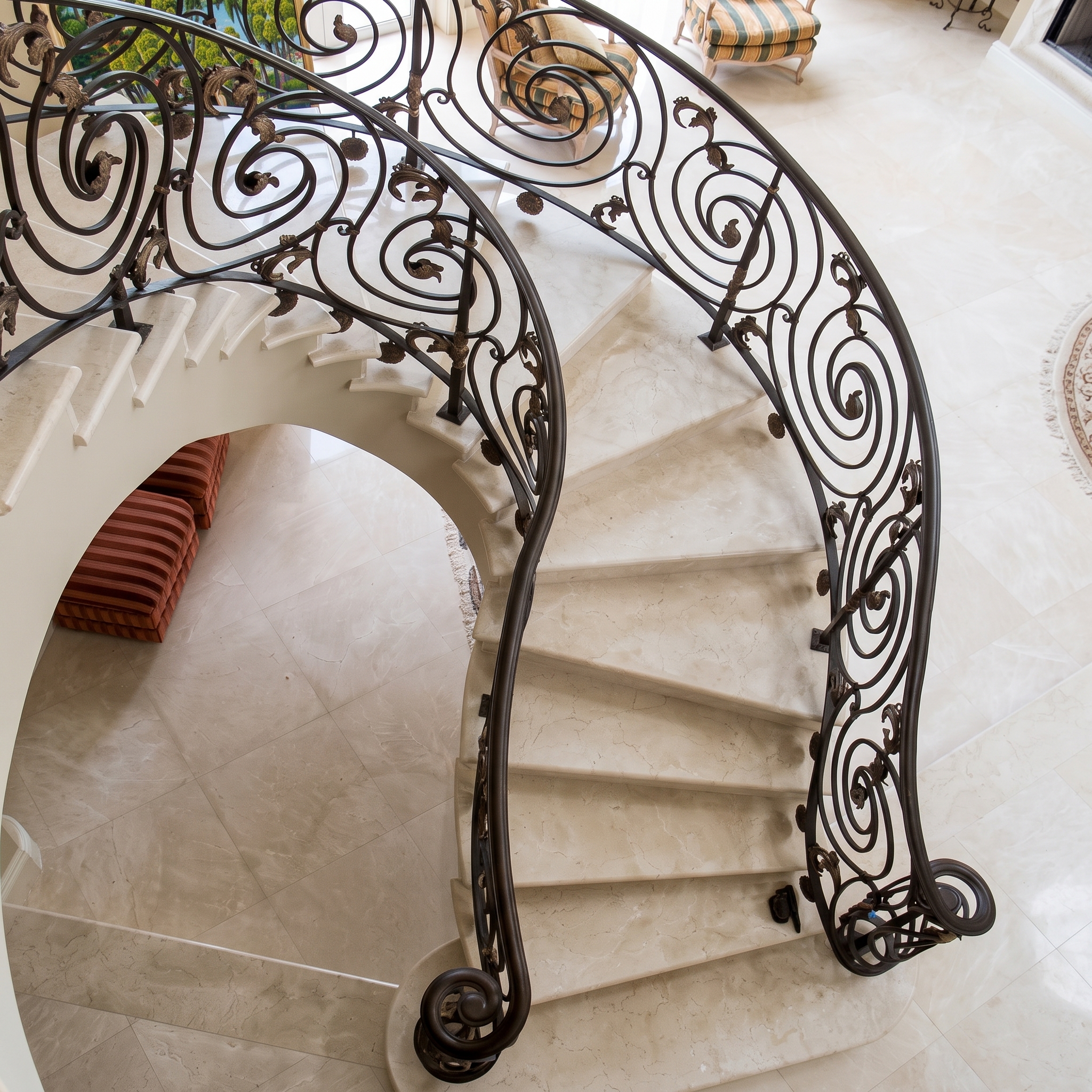 Barandal de Hierro Forjado Ornamentado — Darioscustom