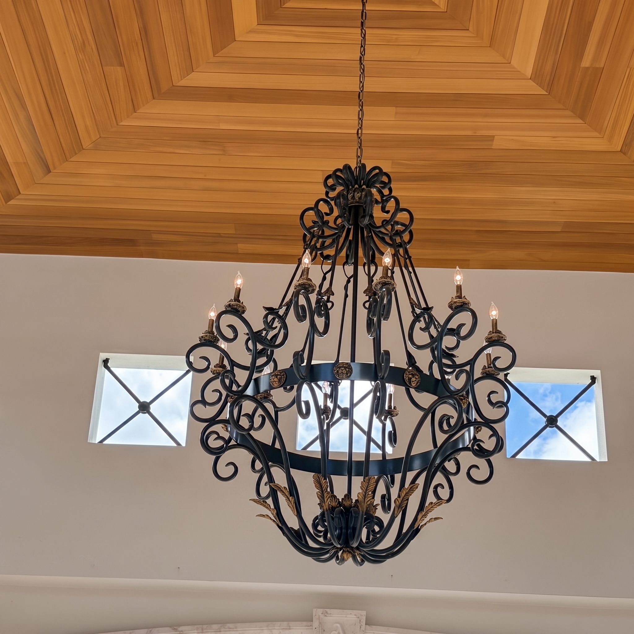 Wrought Iron Chandelier — Vista 1